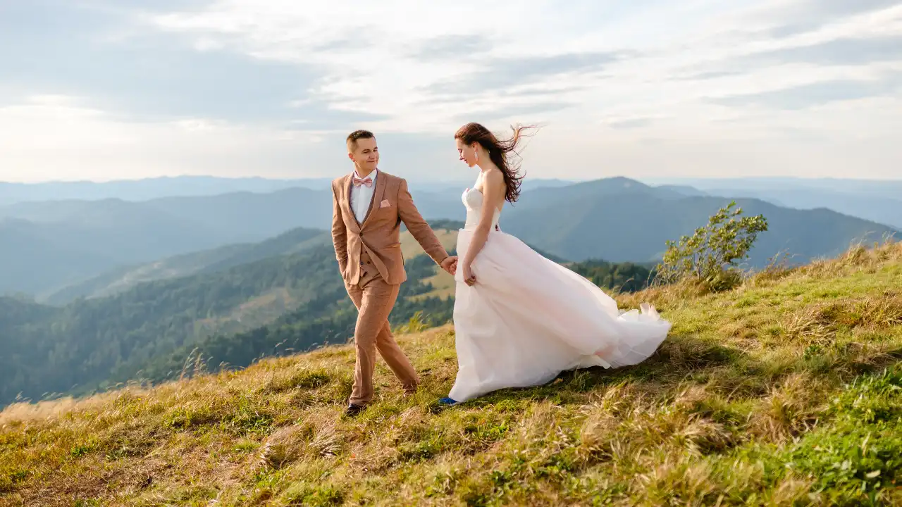 Couple discussing with premarital relationship counsellor