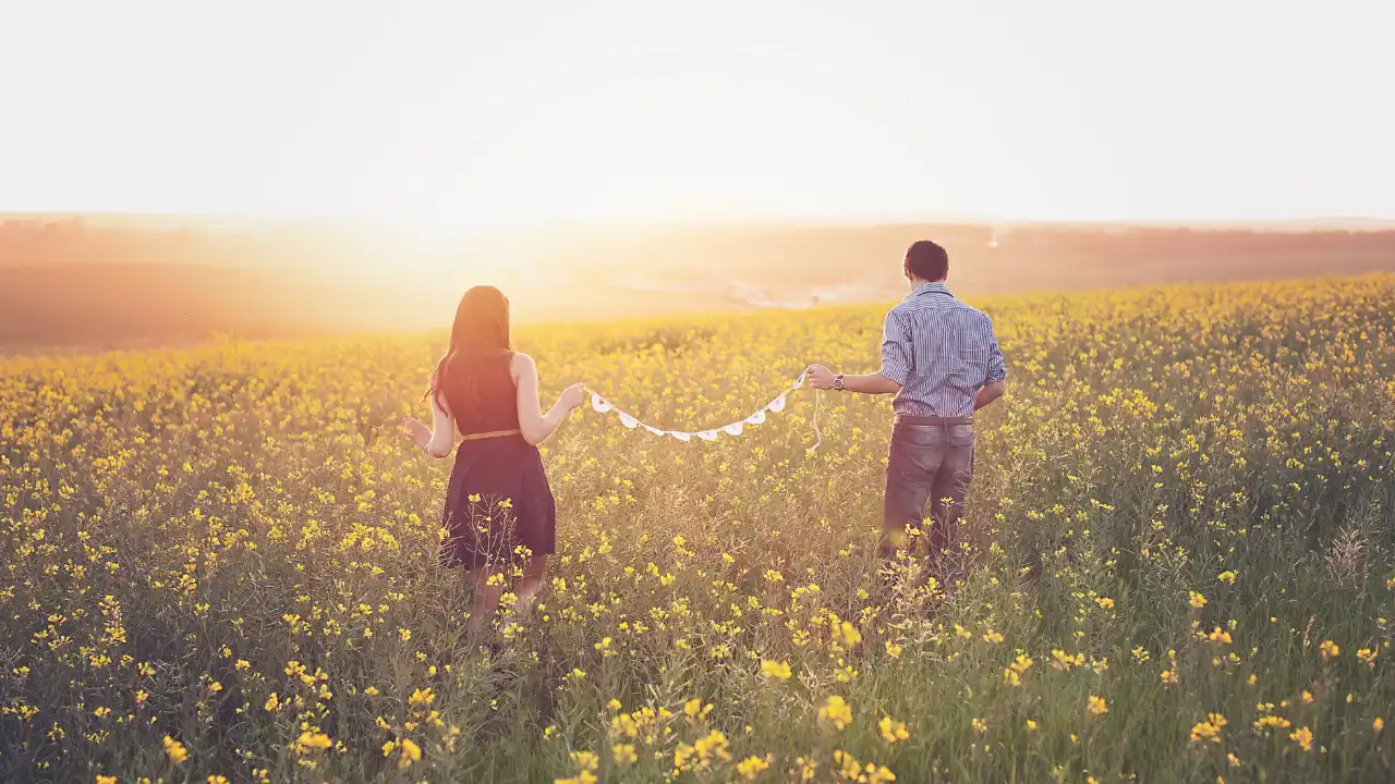Couple learning communication skills during therapy session