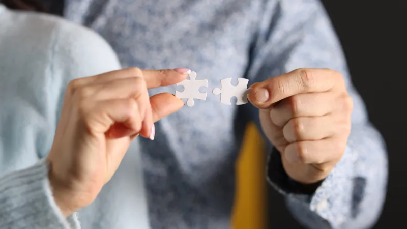 Therapist guiding couple in discernment therapy